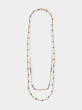 Collar Con Abalorios De Resina