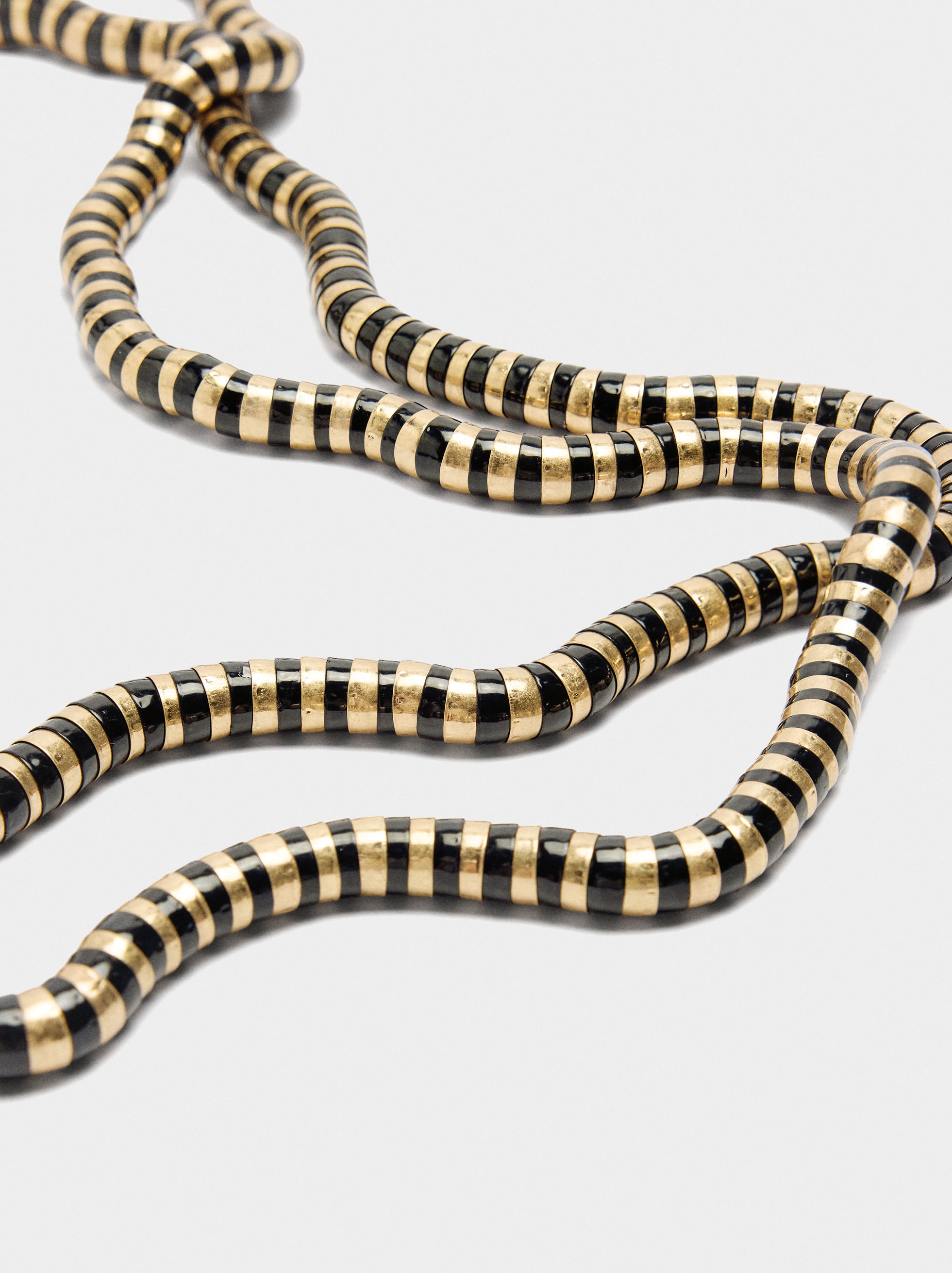 Collar Largo Cadena De Serpiente