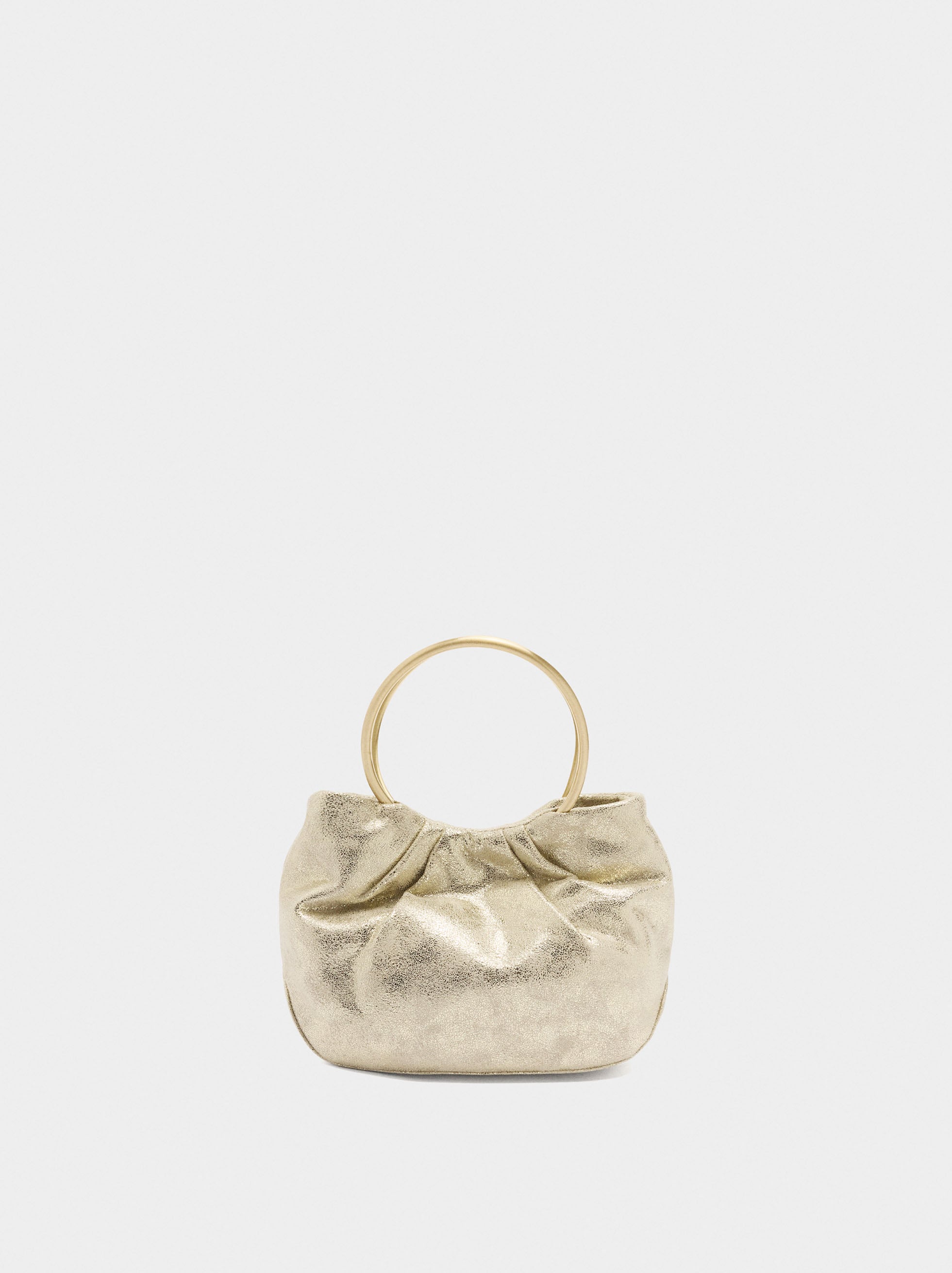 Bolso De Mano Metalizado