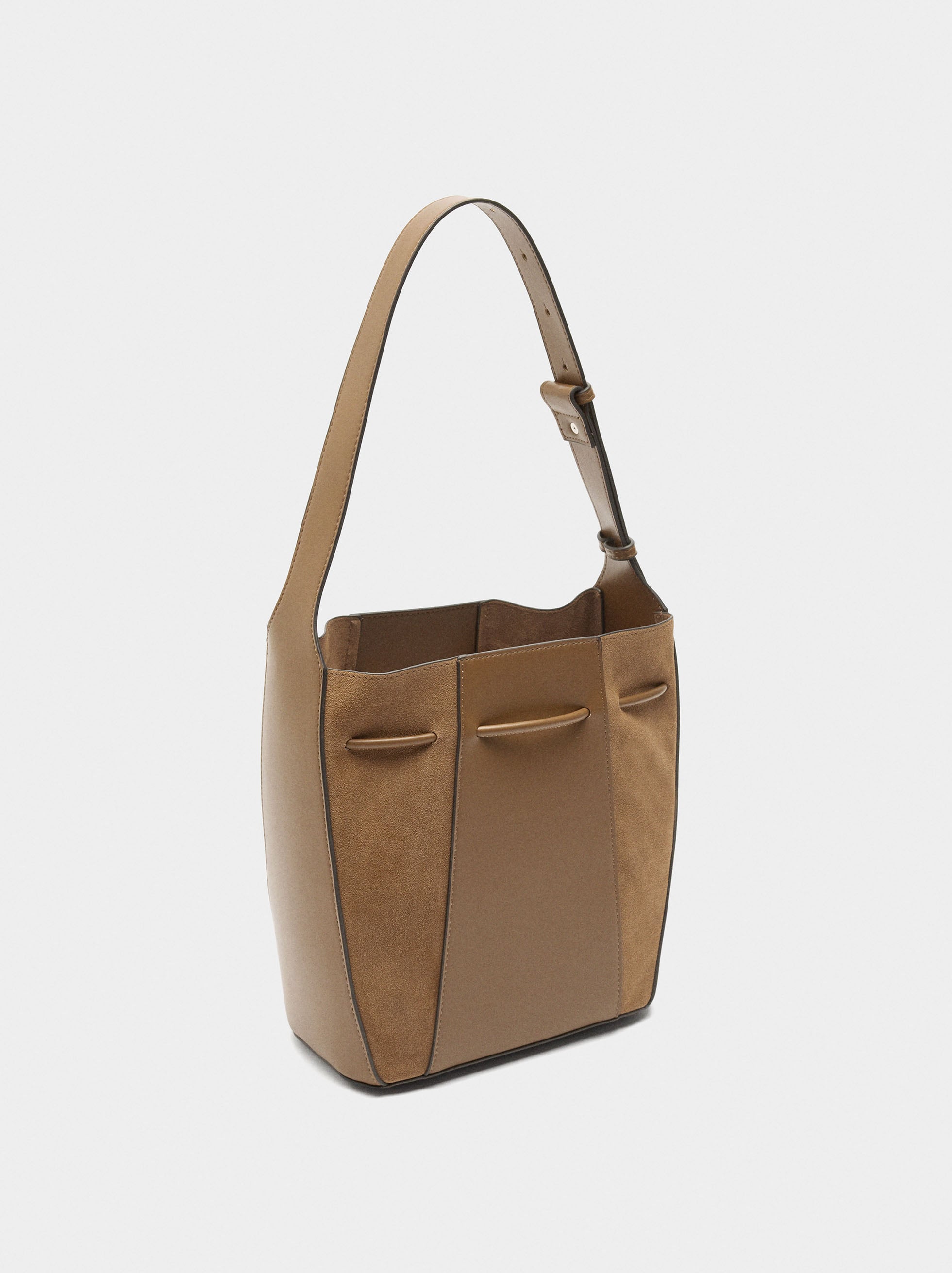Bolso Bombonera Con Piel M