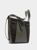 Bolso Bombonera Con Piel M