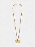 Collar Largo Colgante De Elefante