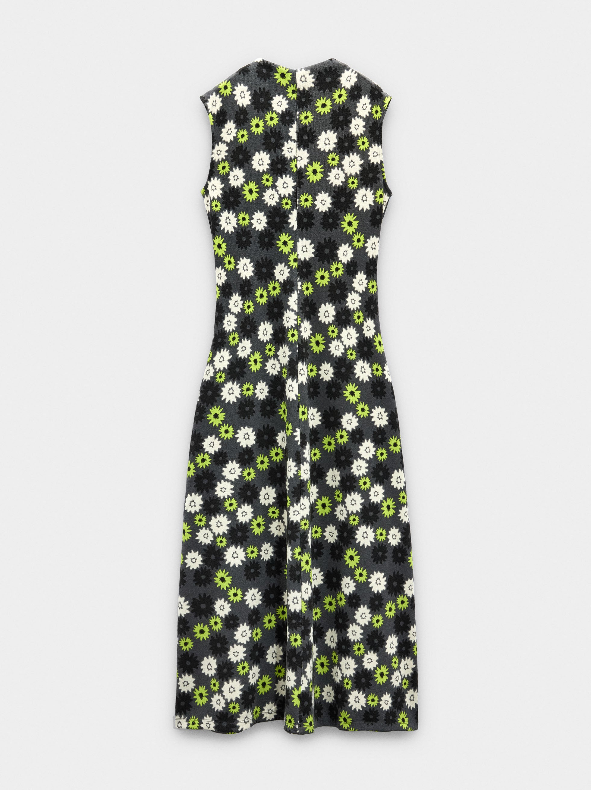 Vestido Largo Con Estampado Floral