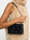 Bolso De Hombro Doble Con Tachuelas