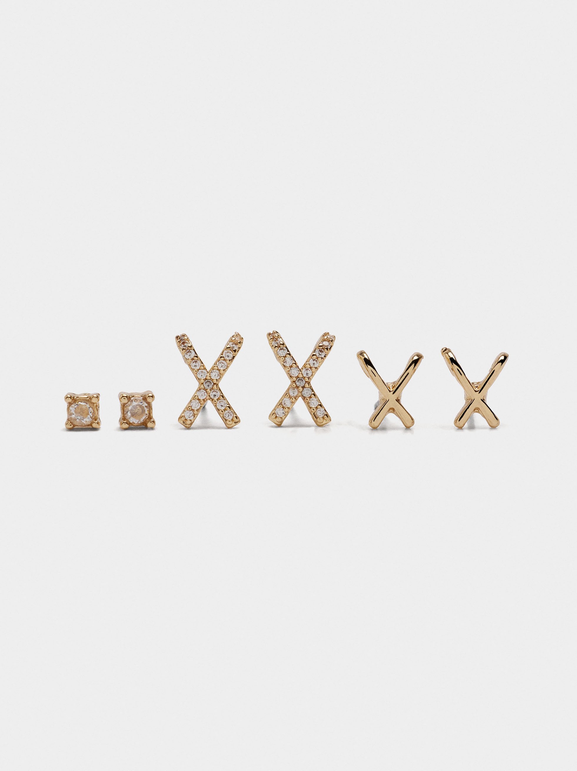 Set De Pendientes Con Circonitas