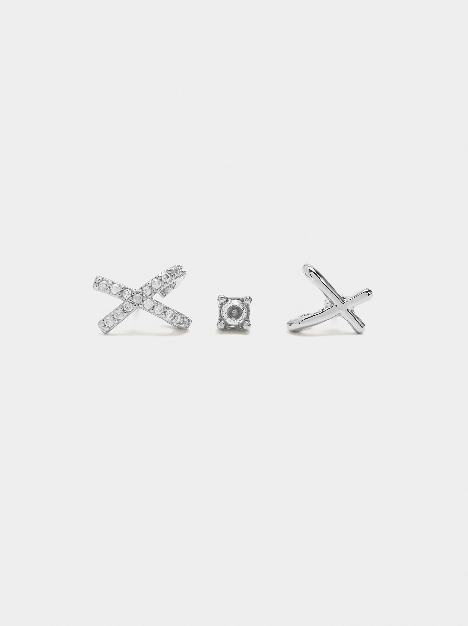 Set De Pendientes De Circonitas