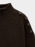 Jersey De Punto Con Detalle De Botones