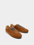 Zapatillas De Piel Monocromática