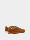 Zapatillas De Piel Monocromática