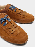 Zapatillas De Piel Monocromática