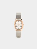 Reloj De Malla Metálica De Acero Inoxidable