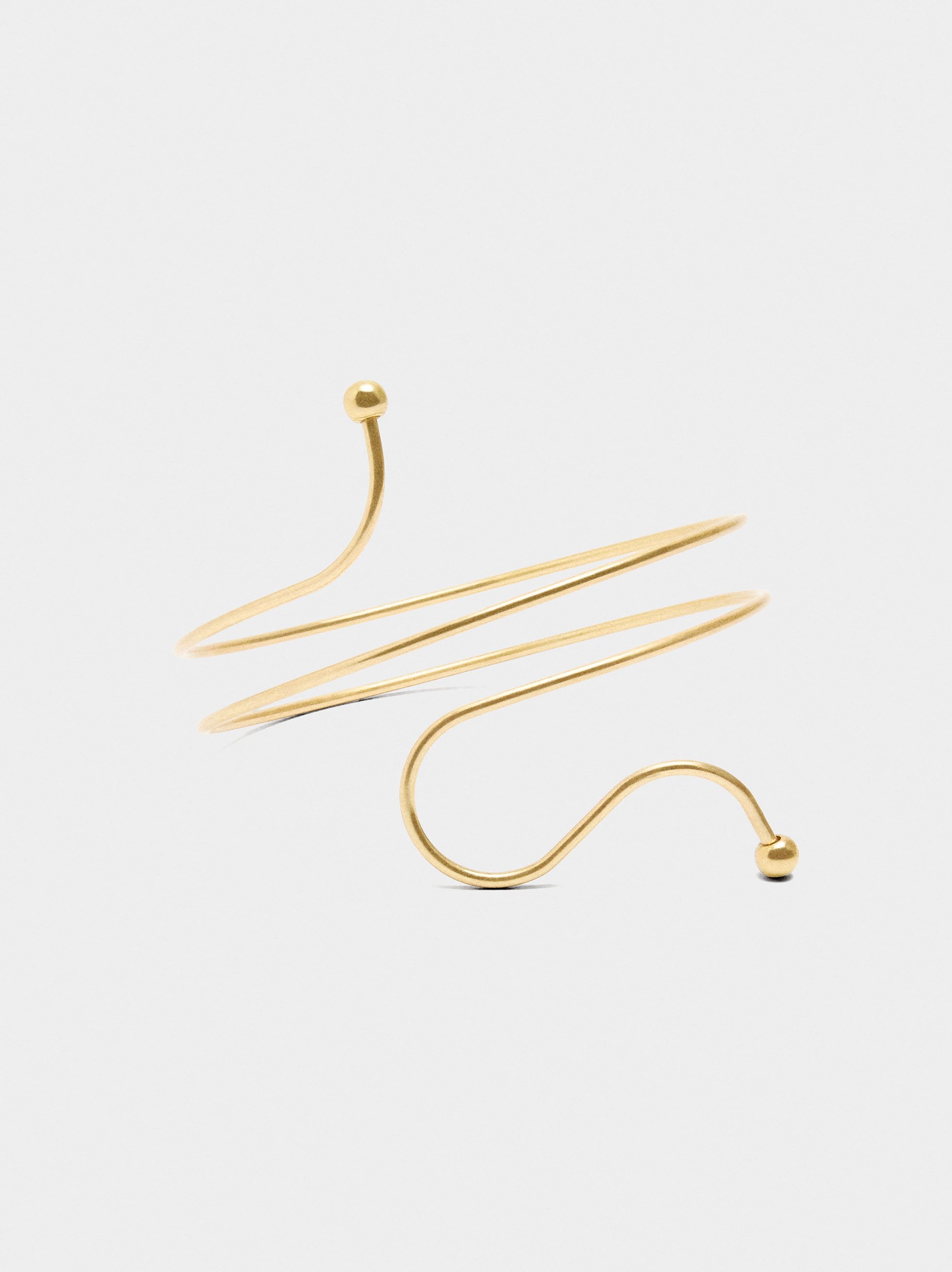 Pulsera Espiral Con Esferas