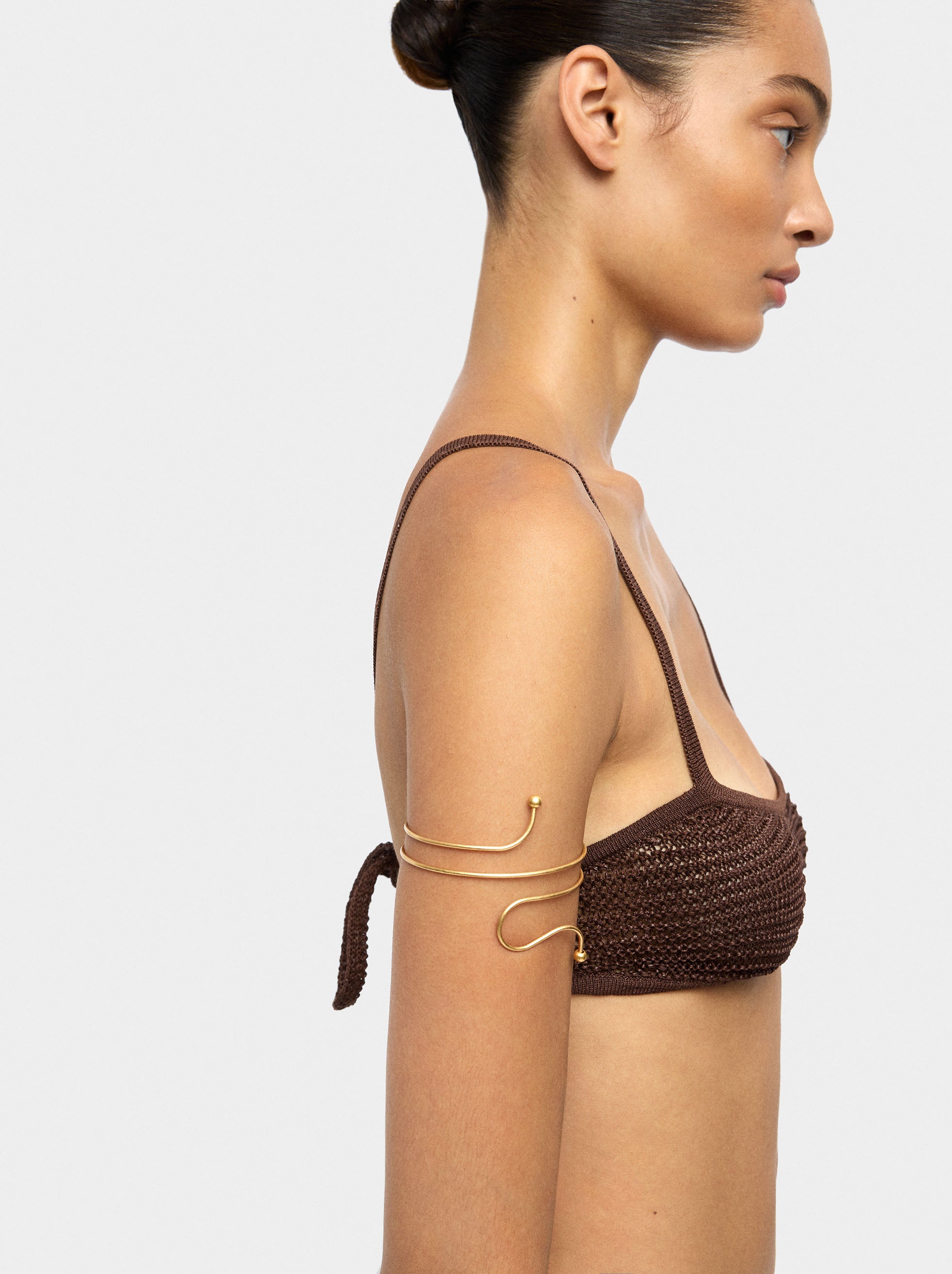 Pulsera Espiral Con Esferas