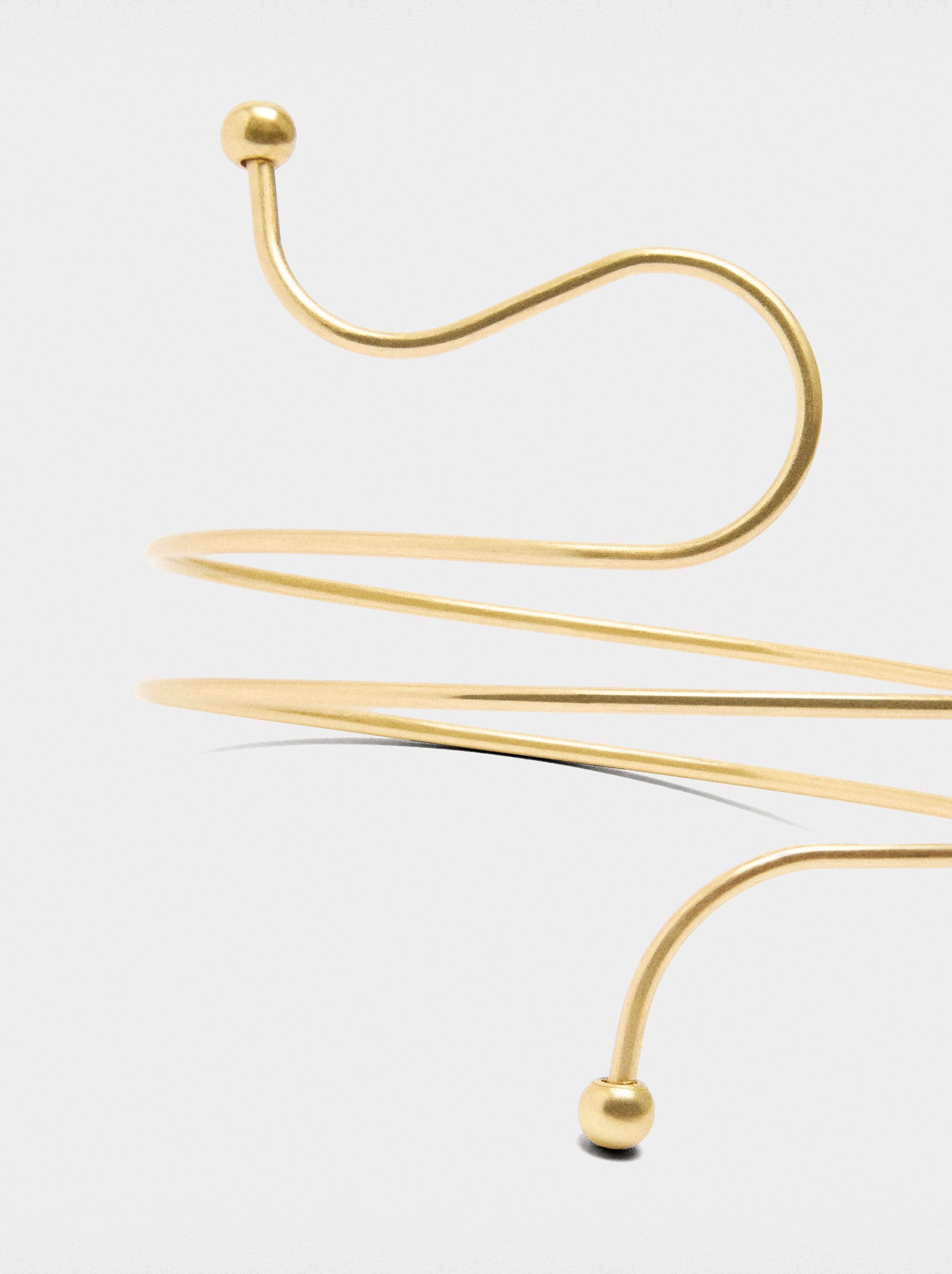 Pulsera Espiral Con Esferas