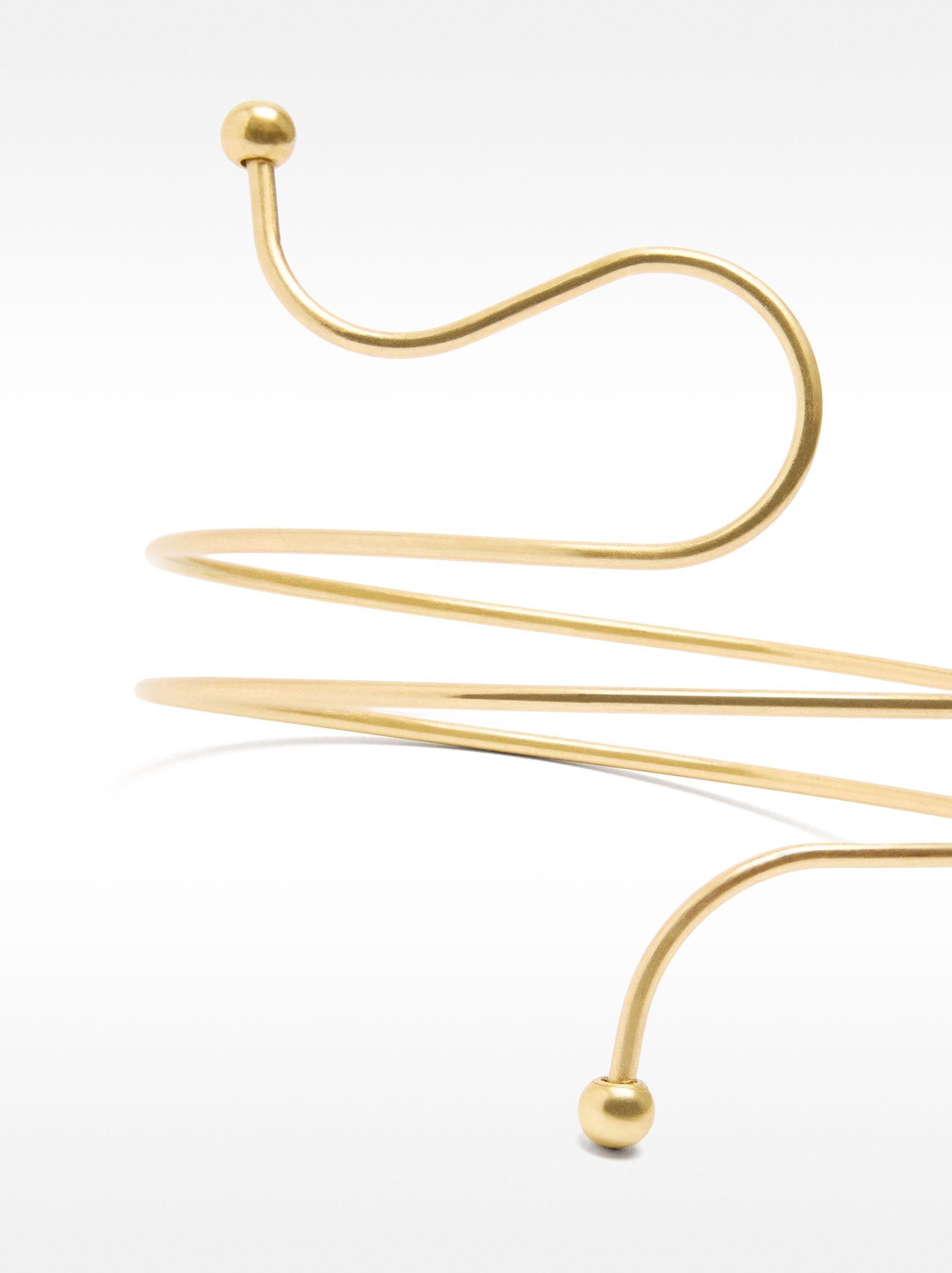 Pulsera Espiral Con Esferas