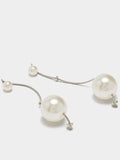 Pendientes Largos De Perlas
