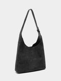 Bolso De Hombro De Piel Serraje
