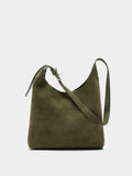 Bolso De Hombro De Piel Serraje