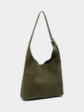 Bolso De Hombro De Piel Serraje