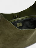 Bolso De Hombro De Piel Serraje