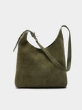 Bolso De Hombro De Piel Serraje