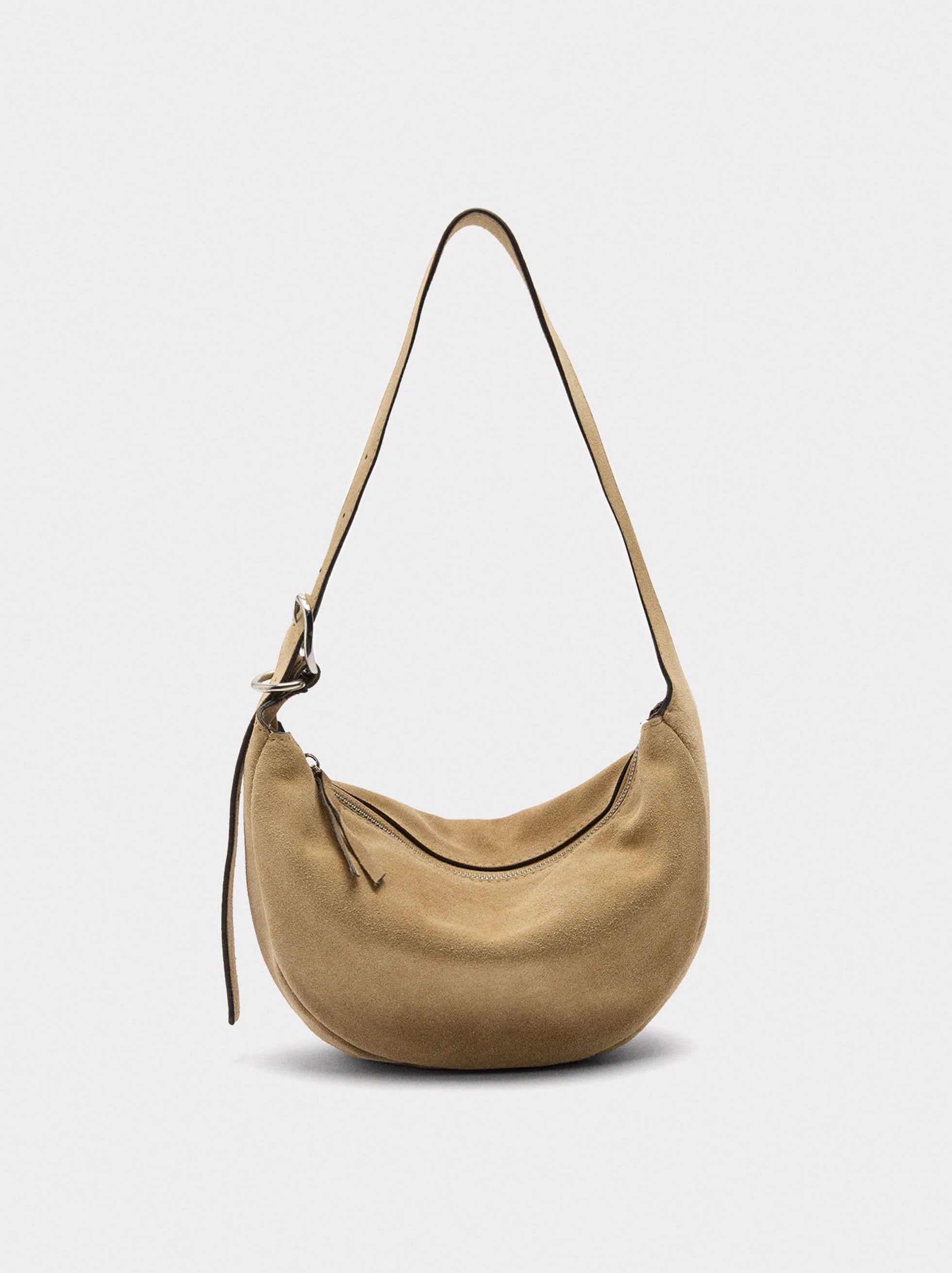 Bolso Hobo De Piel
