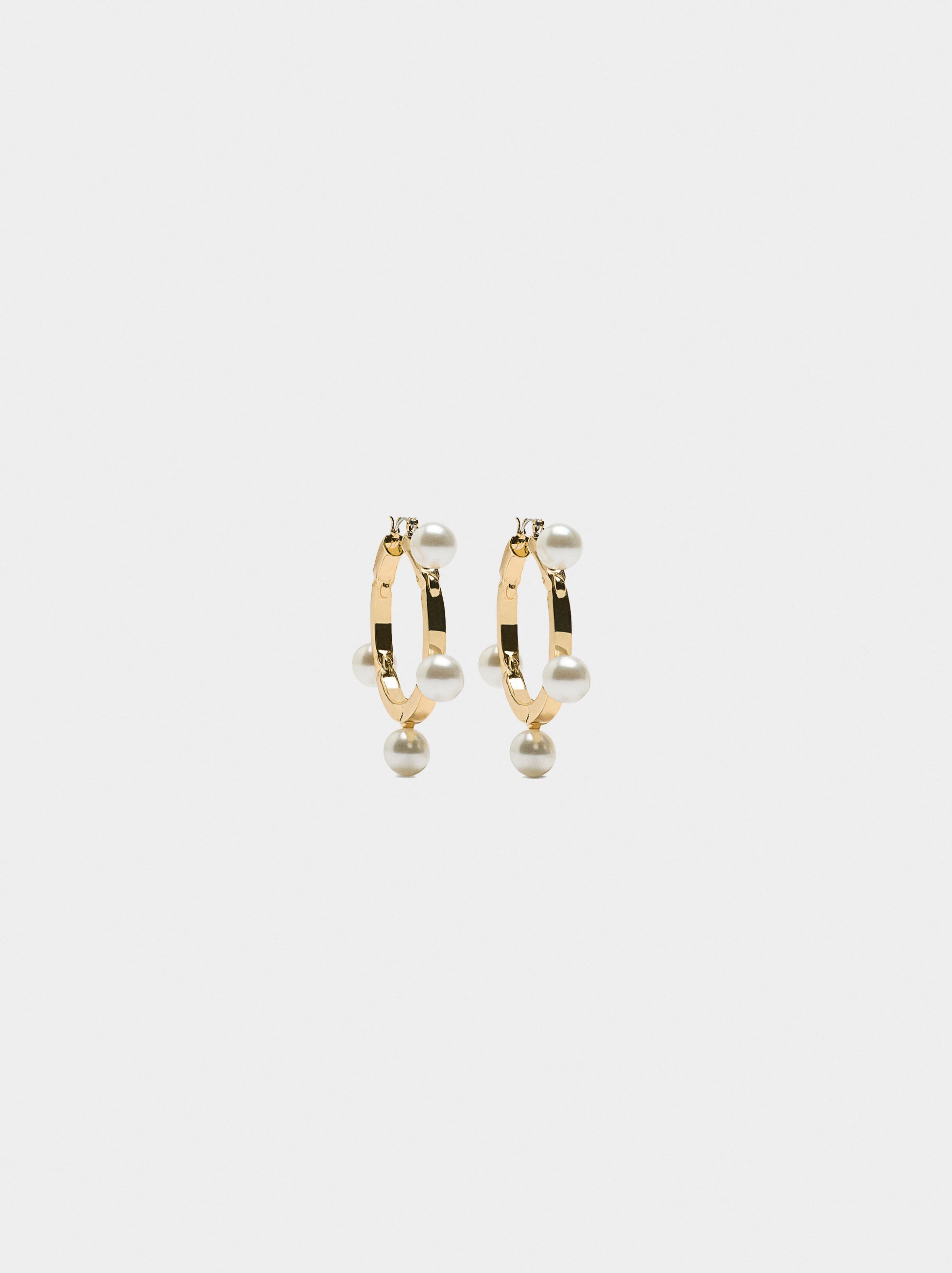 Aros Con Perlas