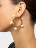 Aros Con Perlas