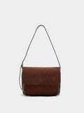 Bolso Bandolera Con Piel