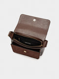 Bolso Bandolera Con Piel
