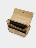Bolso Bandolera Con Piel