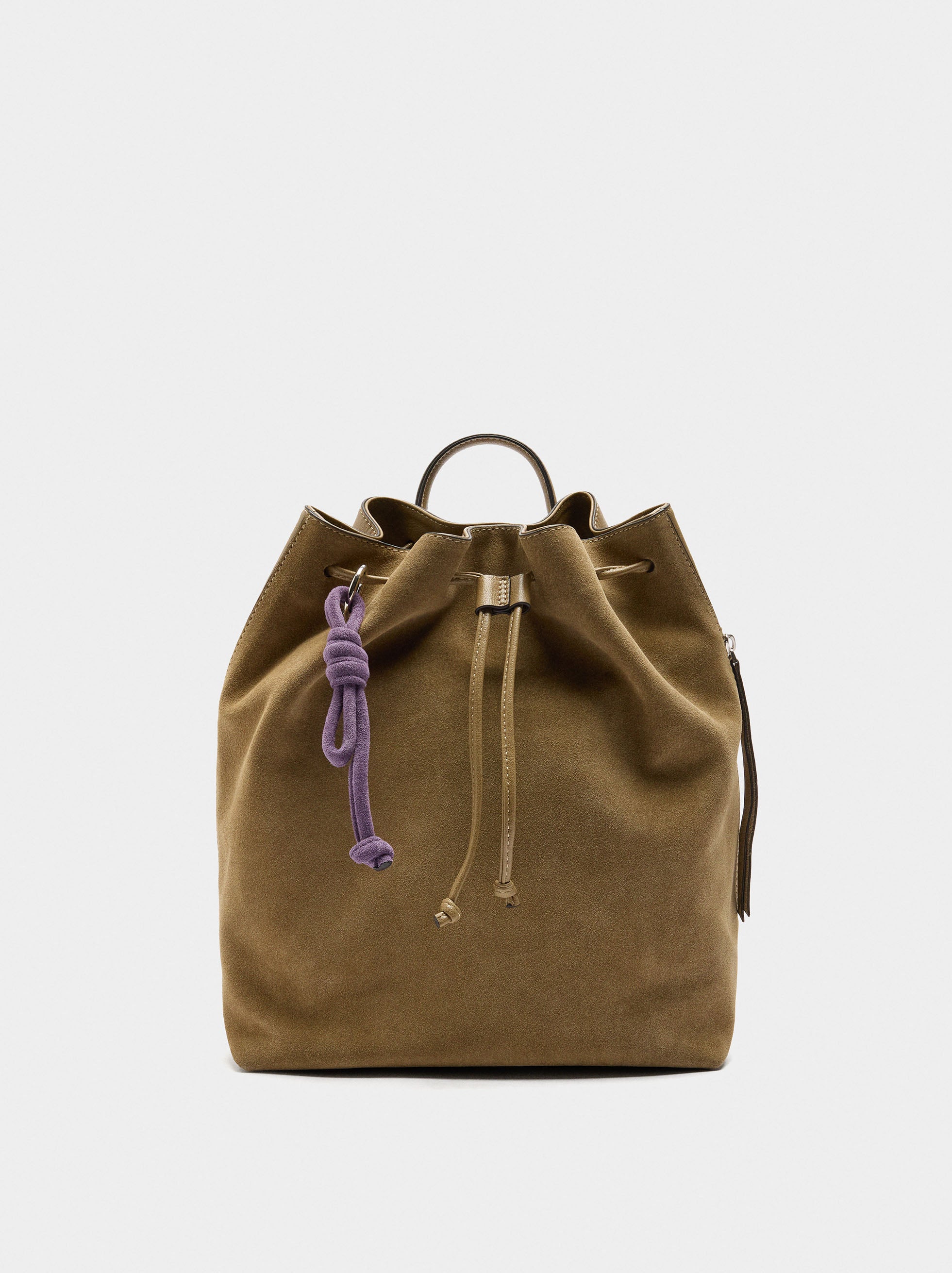 Mochila Con Piel