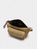 Bolso De Hombro Con Piel