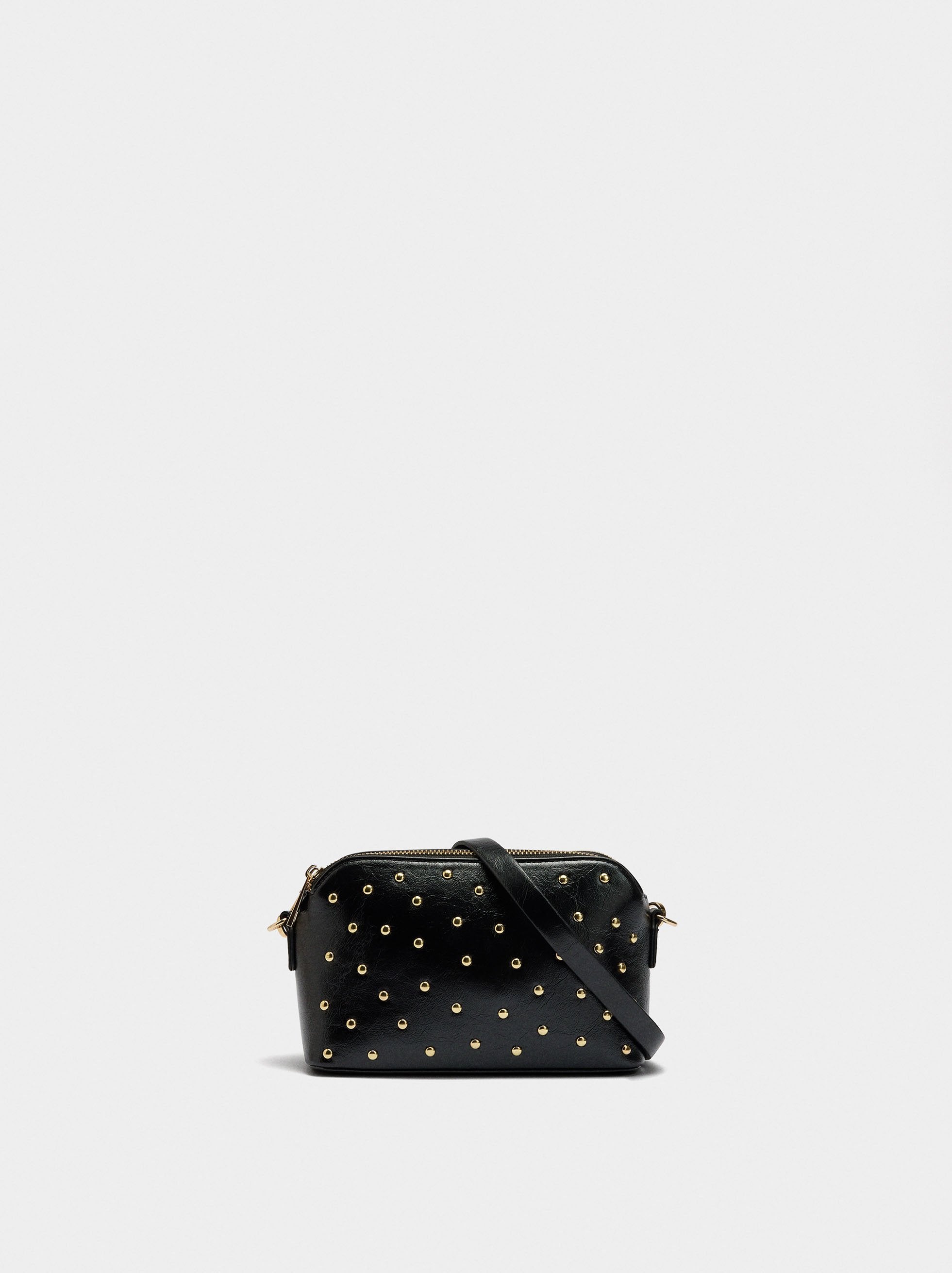 Bolso Bandolera Con Tachuelas