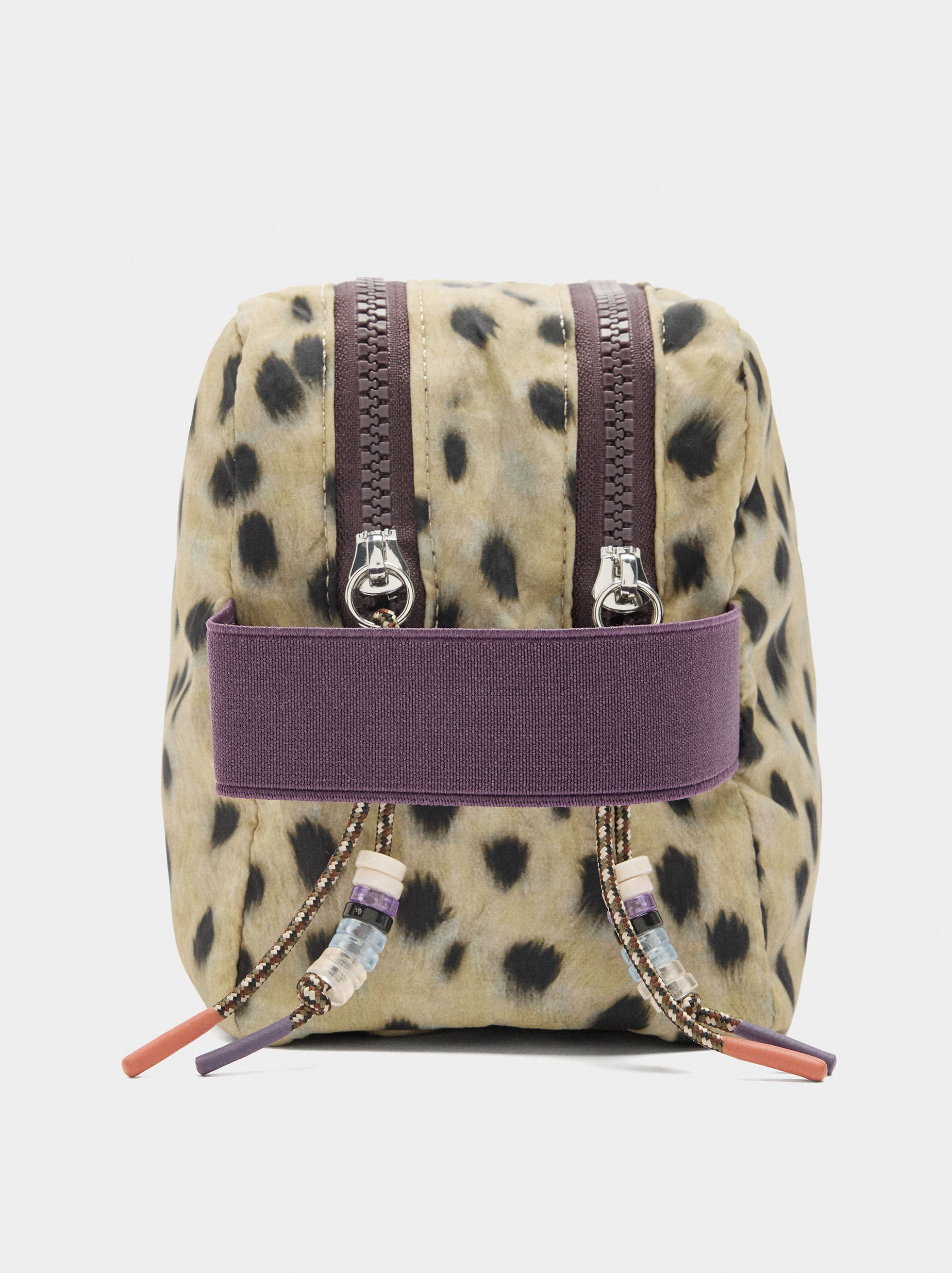 Neceser De Nylon Estampado Animal