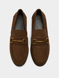 Mocasines De Piel Con Hebilla