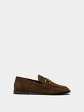 Mocasines De Piel Con Hebilla