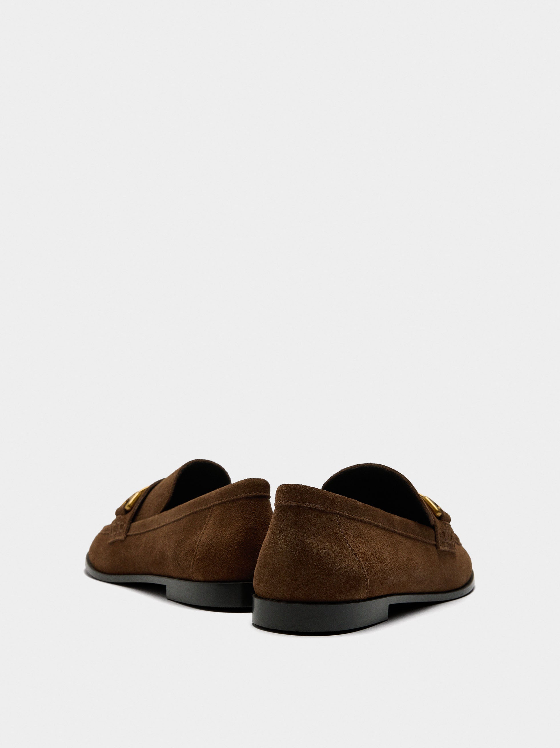 Mocasines De Piel Con Hebilla