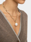 Set De Collares Cortos Con Colgante De Perla