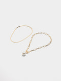 Set De Collares Cortos Con Colgante De Perla