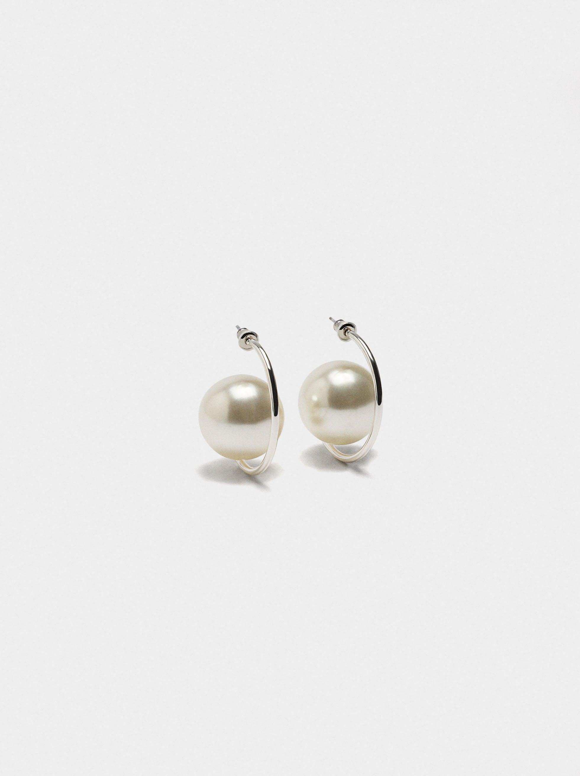 Aros Abiertos Con Perlas