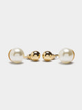 Pendientes De Esferas Con Perlas