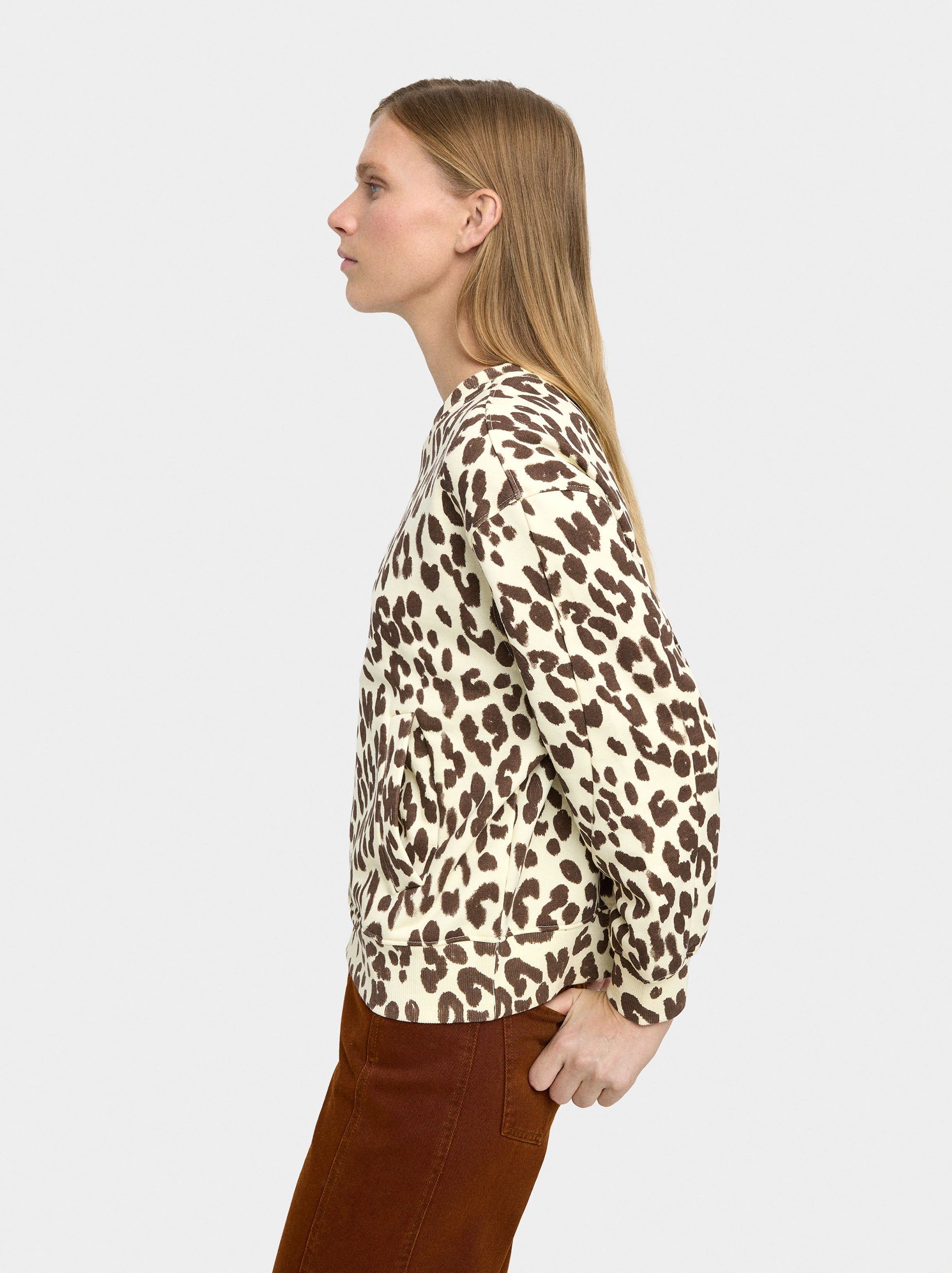 Sudadera Con Estampado Animal