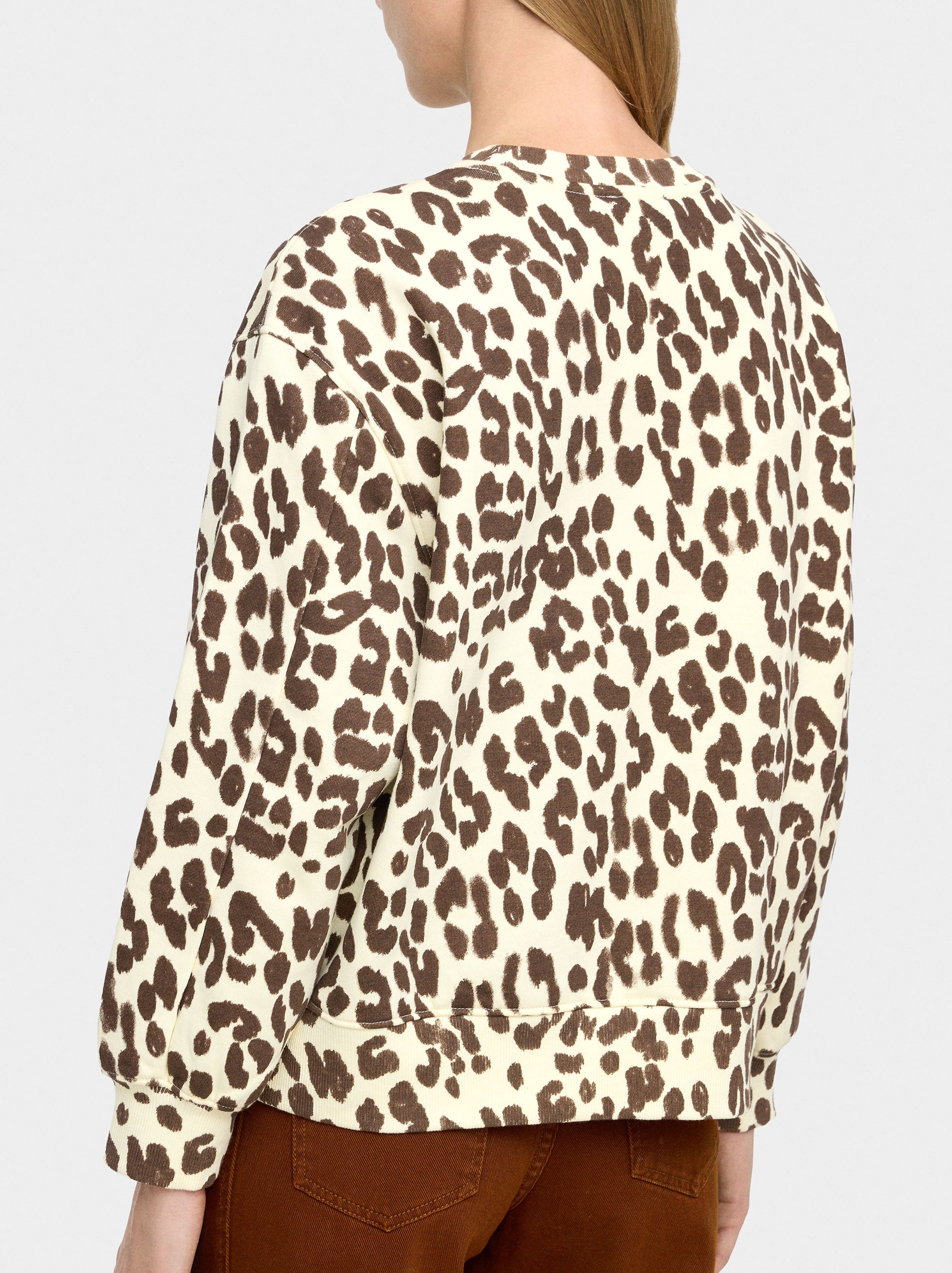 Sudadera Con Estampado Animal