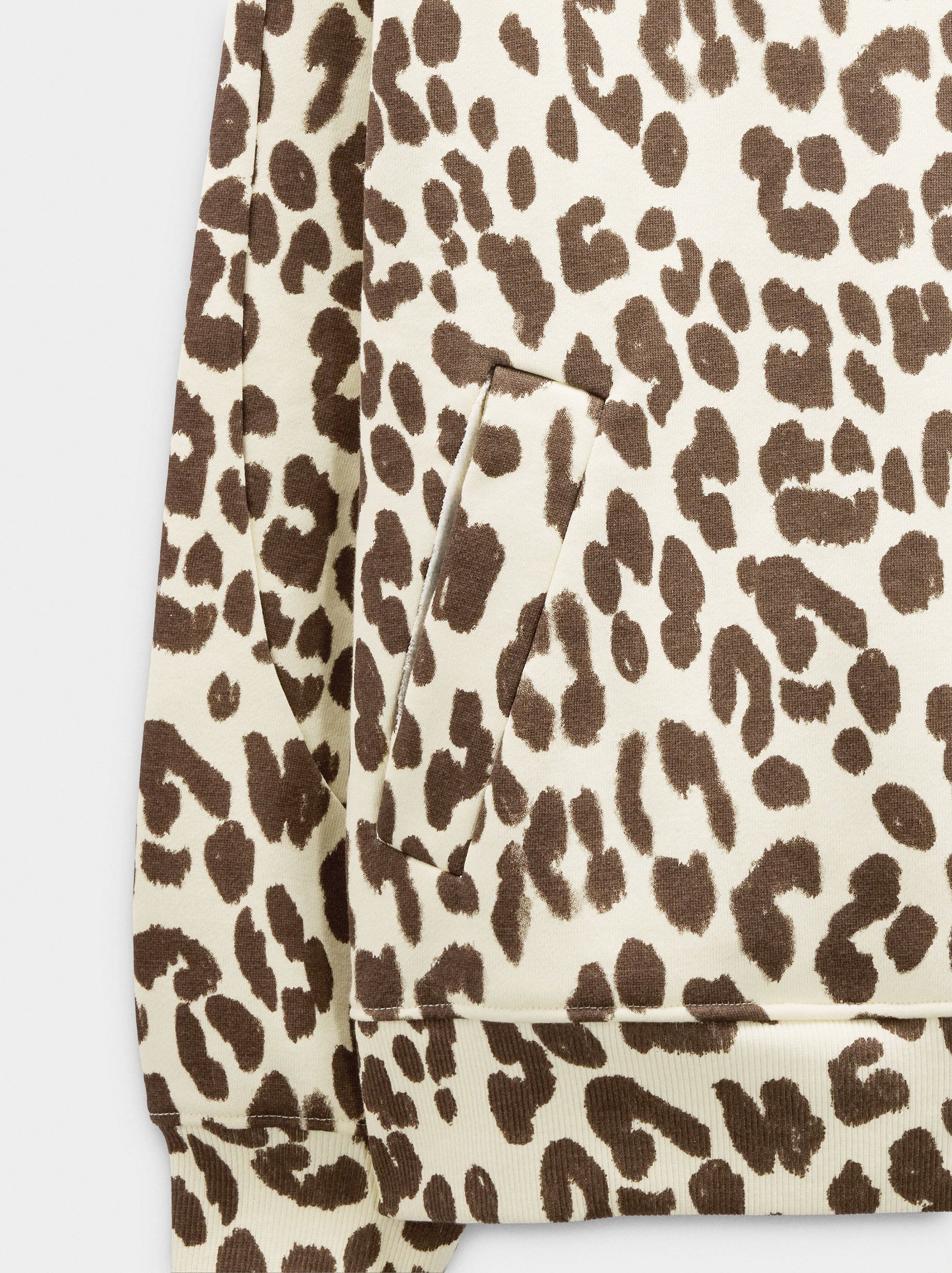 Sudadera Con Estampado Animal