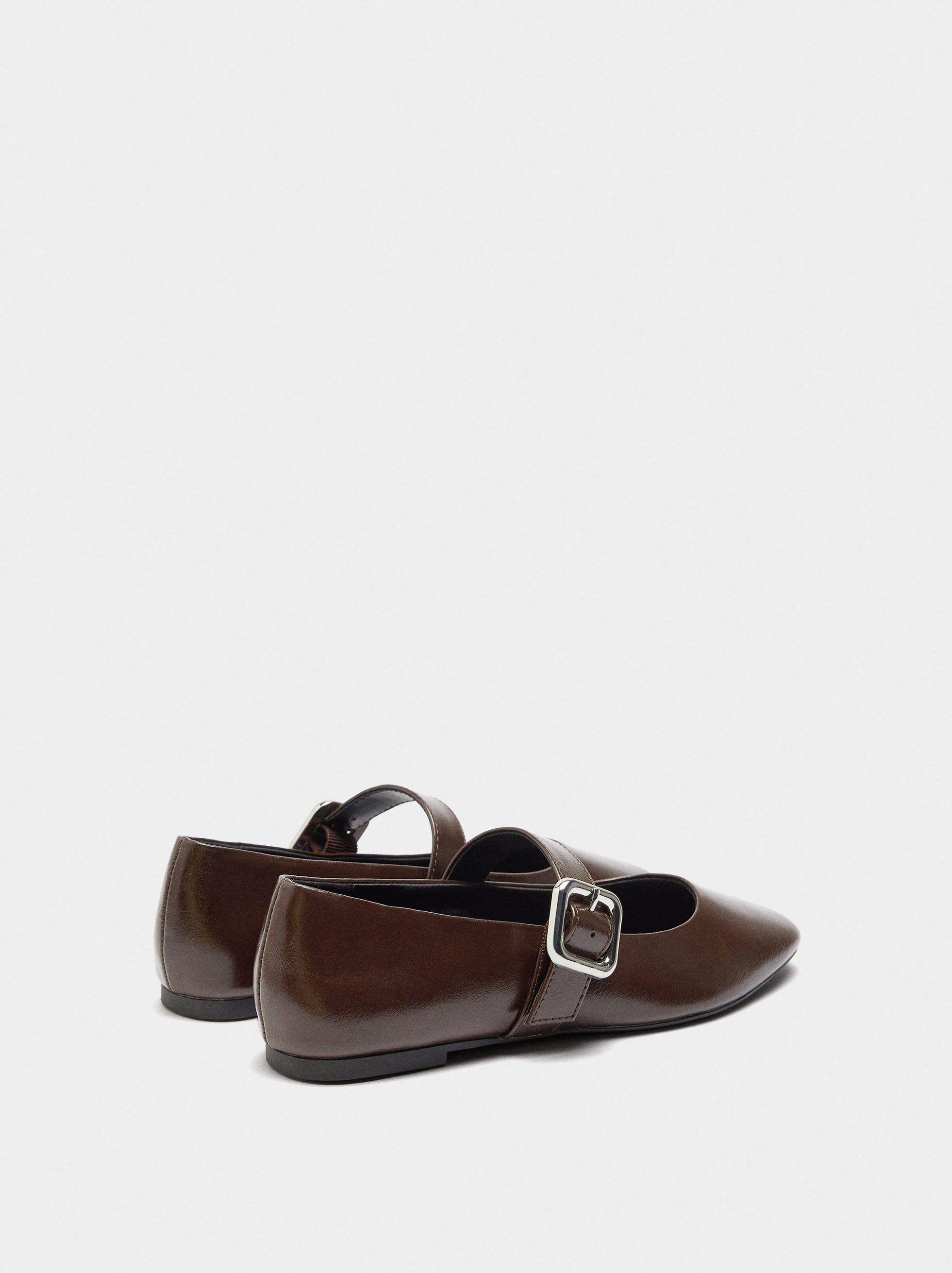 Bailarinas Con Tira Y Hebilla Cuadrada