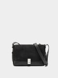 Bolso Bandolera Con Piel