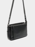 Bolso Bandolera Con Piel