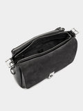 Bolso Bandolera Con Piel