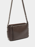 Bolso Bandolera Con Piel